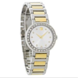 Movado Mother of Pearl Diamond Two-Tone 0606470